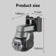 Caméra Surveillance Extérieure WiFi 6MP 10X Zoom Étanche IP67 Vision Nocturne HD - www.yonis-shop.com