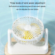 Ventilateur De Bureau Portable Télescopique Rechargeable Type C Silencieux 3 Vitesses Orientation 180 Degrés - www.yonis-shop...