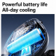 Ventilateur Portable De Taille Rechargeable Pour Refroidissement Extérieur Clip Ceinture 5 Vitesses Batterie 3500 mAh USB Typ...