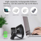 Lampe De Camping Solaire Multifonction Avec Ventilateur LED Anti Moustiques 4 Vitesses Et Recharge USB - www.yonis-shop.com