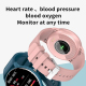 Montre Connectée Sportive Bleue avec Suivi Activité Cardiaque et Sommeil Compatible Android IOS - www.yonis-shop.com