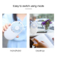 Mini Ventilateur De Poche USB Rechargeable 3 Vitesses Blanc Perle 6 W Batterie 800 mAh Format Compact - www.yonis-shop.com