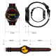 Montre Connectée Intelligente 1.3 Pouces TFT Bluetooth Santé et Fitness Suivi du Sommeil et Rappel Sédentaire Compatible iOS ...
