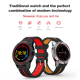 Montre Connectée Intelligente 1.3 Pouces TFT Bluetooth Santé et Fitness Suivi du Sommeil et Rappel Sédentaire Compatible iOS ...