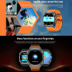 Montre Connectée Avec Écouteurs Intégrés Écran HD 1.53 Pouces Appels Bluetooth NFC Fréquence Cardiaque Argent et - www.yonis-...