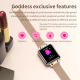 Montre Connectée Étanche IP67 Écran Couleur 1.22 Pouces Suivi Sommeil Rythme Cardiaque Rappel Cycle Menstruel Bracelet Rouge ...