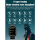 Montre Connectée Étanche IP67 Écran Tactile TFT 1.54 Pouces Contrôle Santé et Musique Rappel Cycle Menstruel Vert Compatible ...