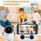 Babyphone Camera Écran HD 4.3 Pouces Vision Nocturne Intercom Bidirectionnel Alarme Température et Son Transmission 300M - ww...