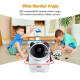Babyphone Camera Écran HD 4.3 Pouces Vision Nocturne Intercom Bidirectionnel Alarme Température et Son Transmission 300M - ww...