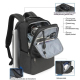 Sac À Dos Ordinateur Anti-Vol Extensible 19 Pouces Avec Port USB Et Compartiment RFID Pour Voyage Et Travail Noir - www.yonis...