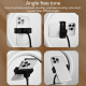 Ring Light 10 Pouces Réglable Avec Trépied et Support Téléphone Lumière LED Haute Résolution 360° - www.yonis-shop.com
