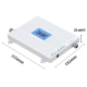 Amplificateur De Signal Mobile Triple Bande 2G 3G 4G De 500 À 2000 m² GSM900 DCS1800 WCDMA2100 Avec Câble 10 m - www.yonis-sh...