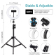 Ring Light LED 20cm Avec Trépied 1.1m 3 Modes USB Pour Selfie Vidéo Photographie - www.yonis-shop.com