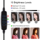 Ring Light LED 20cm Avec Trépied 1.1m 3 Modes USB Pour Selfie Vidéo Photographie - www.yonis-shop.com