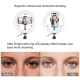 Ring Light LED 20cm Avec Trépied 1.1m 3 Modes USB Pour Selfie Vidéo Photographie - www.yonis-shop.com
