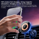 Chargeur Magsafe Sans Fil 15W Pour Voiture Avec Fixation Magnétique Et Lumière Bleue - www.yonis-shop.com