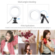 Ring Light LED 6.2 Pouces 3 Modes Dimmer Avec Trépied Portable Pour Photographie et Vidéo - www.yonis-shop.com