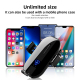 Chargeur Sans Fil Voiture 15W Recharge Rapide Compatible iPhone Samsung et Appareils Qi - www.yonis-shop.com
