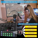 Table De Mixage Audio Avec Changeur De Voix Et Carte Son Externe Pour Streaming Et Enregistrement - www.yonis-shop.com