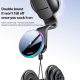 Chargeur Sans Fil Voiture 15W Support Magnétique Ajustable avec Base Ventouse Fiable et Lampe Ambiance - www.yonis-shop.com