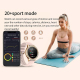 Montre Connectée Sport Bluetooth Avec Appels Assistant Vocal Et Suivi Santé Boîtier En Alliage De Titane Étanchéité Quotidien...