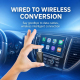 Adaptateur Sans Fil Android Auto Et CarPlay 2 En 1 Pour Système Filaire WiFi Double Bande USB Type C Compatibilité 98 % - www...