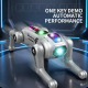 Chien Robot Télécommandé Pour Enfants Programmable Avec Cascades À 360 Degrés Écran LED Et 45 Minutes D’Autonomie - www.yonis...