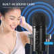 Microphone USB Condensateur Pour Enregistrement Vocal Et Diffusion En Direct Avec Support Cantilever - www.yonis-shop.com