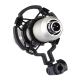 Microphone Professionnel Condensateur Pour Enregistrement Sonore Avec Support Antichoc Pour Studio Radio Diffusion En Direct ...