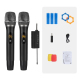 Microphone Dynamique Sans Fil UHF Avec Récepteur Batterie Lithium 1500 mAh Réponse Audio 40 À 18000 Hz - www.yonis-shop.com