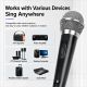 Microphone Dynamique Filaire Avec Câble 3 m Et Connecteur Jack 6,35 mm Pour Équipement Audio - www.yonis-shop.com