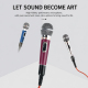 Microphone Dynamique Filaire Pour Karaoké Avec Câble De 5 M Et Connecteur Jack 6 35 Mm - www.yonis-shop.com
