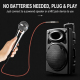 Microphone Dynamique Filaire Pour Karaoké Avec Câble De 5 M Et Connecteur Jack 6 35 Mm - www.yonis-shop.com