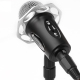 Microphone Professionnel Pour Jeux Vidéo Et Diffusion En Direct Avec Trépied Et Câble 1.8m Compatible PC Et Mac - www.yonis-s...