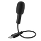 Microphone USB Professionnel Stéréo à Condensateur Pour Enregistrement Sensibilité -30dB Directivité Omnidirectionnelle Impéd...