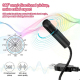 Microphone USB Professionnel Stéréo à Condensateur Pour Enregistrement Sensibilité -30dB Directivité Omnidirectionnelle Impéd...