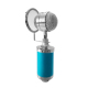 Microphone Condensateur Professionnel Avec Filtration Anti-Bruit Pour PC Et Laptop Port 3.5mm Longueur De Câble 2.5m Couleur ...