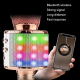 Microphone Sans Fil Bluetooth Avec Lumières LED Et Réduction De Bruit Pour Téléphone Portable - www.yonis-shop.com