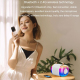 Microphone Portable Bluetooth Haut-Parleur Sans Fil Karaoke Intérieur Extérieur IPX7 8-10 Heures Autonomie LED Effets Sonores...