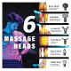 Pistolet De Massage 20 Vitesses Avec Écran LCD Et Têtes Interchangeables Pour Soulagement Musculaire Profond - www.yonis-shop...