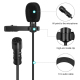Microphone Clip-On Lavalier Omni-Directional Double Condenser Pour Diffusion En Direct KTV Et Enregistrement - www.yonis-shop...