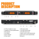 Microphone Sans Fil UHF Pour Chanteur De Scène Avec 4 BodyPacks Et Plug EU - www.yonis-shop.com