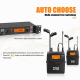 Microphone Sans Fil UHF Pour Chanteur De Scène Avec 4 BodyPacks Et Plug EU - www.yonis-shop.com