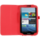 Housse Samsung Galaxy Tab 3 SM T3100 étui 8 pouces support Rouge - www.yonis-shop.com