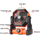 Ventilateur De Camping Portable Rechargeable 7800mAh Avec Éclairage LED Vitesse Variable Et Crochet De Suspension - www.yonis...