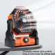 Ventilateur De Camping Portable Rechargeable 7800mAh Avec Éclairage LED Vitesse Variable Et Crochet De Suspension - www.yonis...