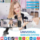 Microphone Sans Fil 2 en 1 Compatible iPhone Android Compact et Portable Plug and Play avec Réduction de Bruit et Autonomie L...