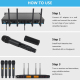 Microphone Professionnel Sans Fil UHF 4 Canaux Avec 4 Microphones Portatifs Pour Événements Extérieurs - www.yonis-shop.com