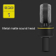 Microphone Professionnel Pour Enregistrement Sonore Avec Support Trépied Idéal Pour PC Et Mac - www.yonis-shop.com