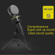 Microphone Professionnel Pour Enregistrement Sonore Avec Support Trépied Idéal Pour PC Et Mac - www.yonis-shop.com